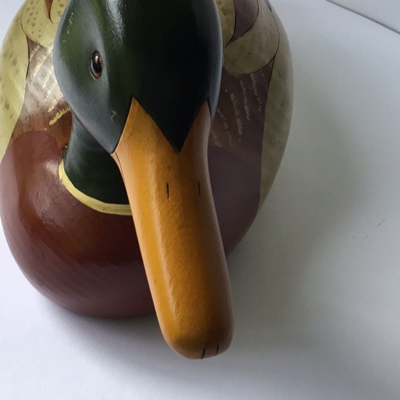 Handcrafted Maine Woods Mallard Duck decor - Picture 3 of 16